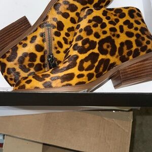 1. State Animal Print Ankle Booties